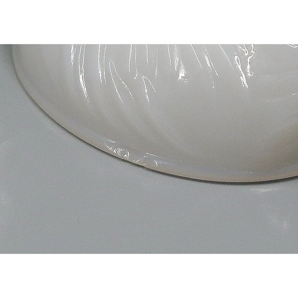 Hazel Atlas Hen on Nest White Translucent Milk Glass Opalescent Candy Dish - Picture 7 of 12